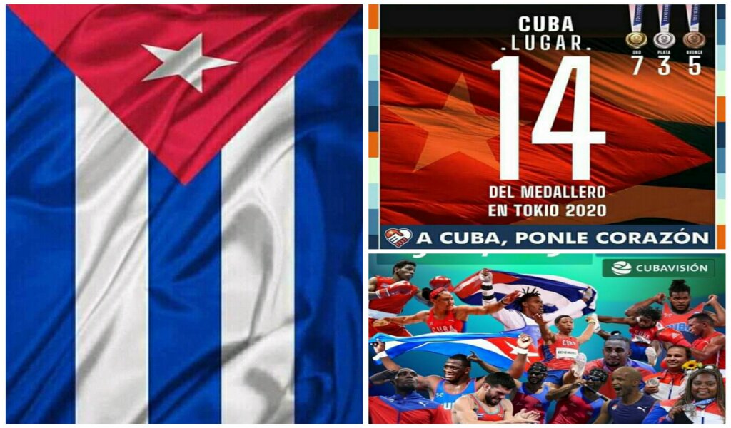 Cuba se creció en Toquio 2020 //Collage de Eliexer Pelaez Pacheco