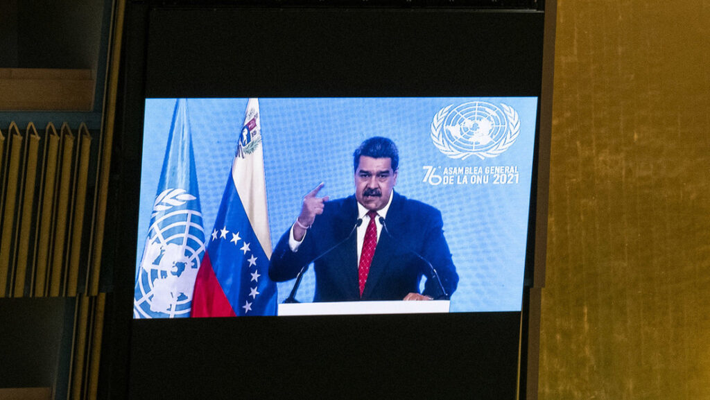 Maduro en su intervención en la Asamblea General de la ONUEDUARDO MUNOZ / AFP 