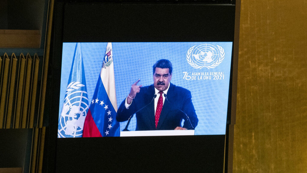 Maduro en su intervención en la Asamblea General de la ONUEDUARDO MUNOZ / AFP