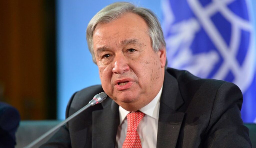 Berlin, Germany – November 04: Antonio Guterres, High Commissioner for Refugees of UNHCR, attends a press conference in german foreign office on November 04, 2015 in Berlin, Germany. (Photo by Michael Gottschalk/Photothek via Getty Images)