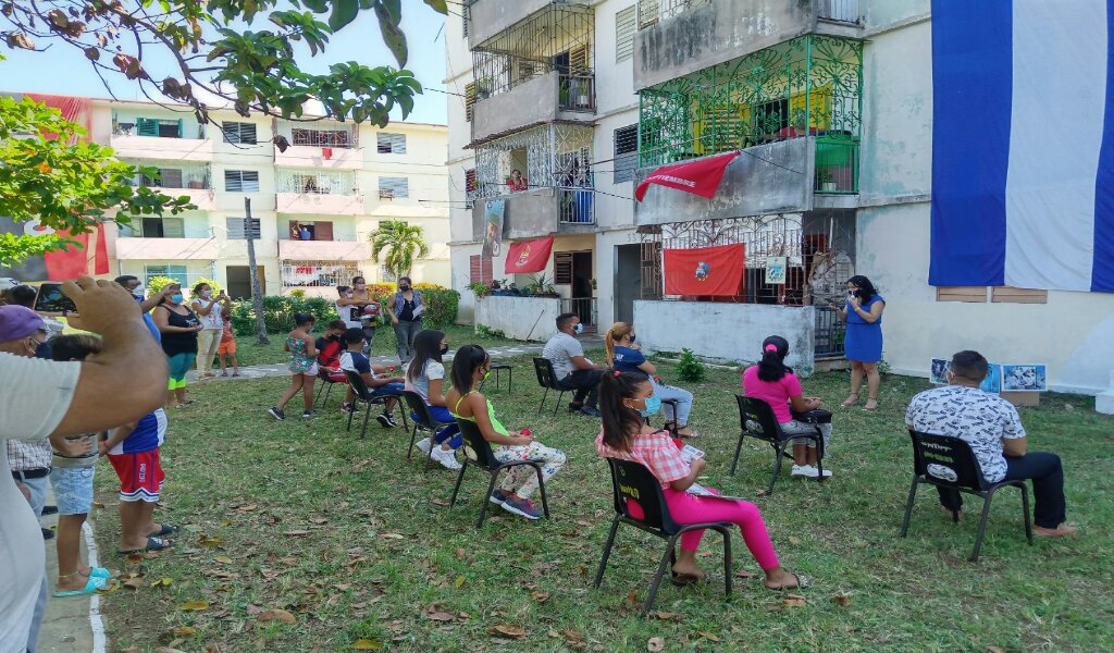 Los CDR en Manzanillo llegan a este nuevo aniversario con mejores resultados //Foto cortesía del entrevistado