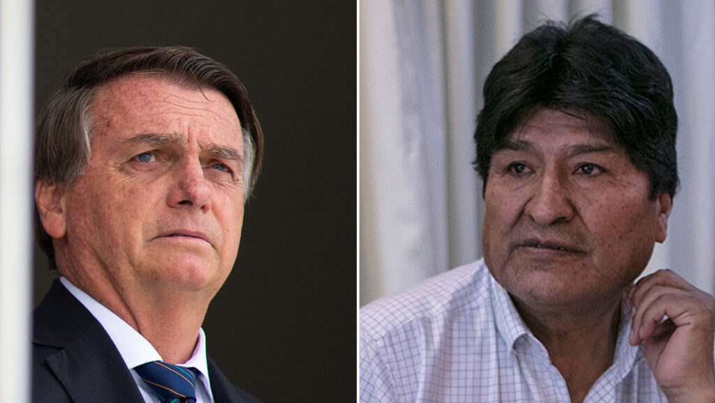 Jair Bolsonaro, presidente de Brasil / Evo Morales, expresidente de BoliviaRicardo Ceppi / Andressa Anholete