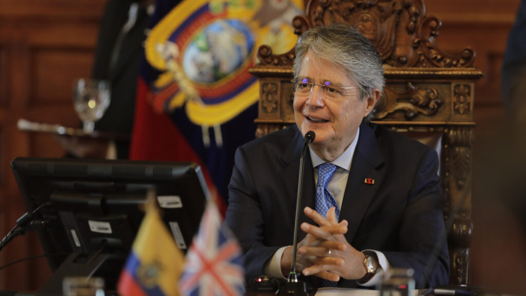 Guillermo Lasso en una reunión de Gobierno, en Quito, Ecuador, 19 de enero de 2022Franklin Jacome / Agencia Press South/ / Gettyimages.ru