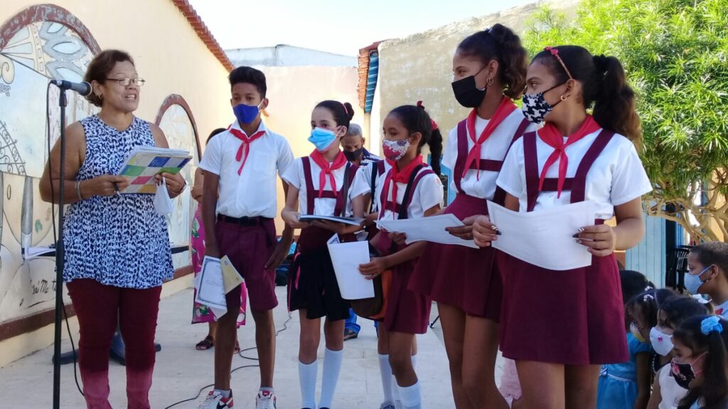 Centro Cultural José Martí honra al Héroe Nacional de Cuba con premiación del Concurso Ismaelillo// Foto Denia Fleitas Rosales