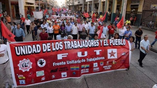 Los sindicatos acordaron realizar las movilizaciones en un momento adecuado, sin los peligros que supone la alta trasmisión del coronavirus. | Foto: Pichincha Comunicaciones