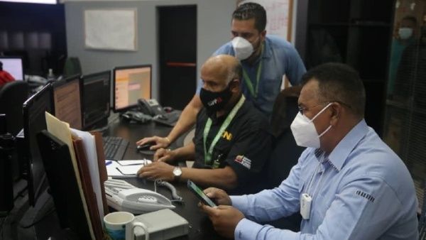 Desde el Centro Nacional de Despacho del Sistema Eléctrico Nacional se supervisaron y monitorearon las maniobras que realizaron los equipos para el restablecimiento eléctrico. | Foto: @mppeevzla