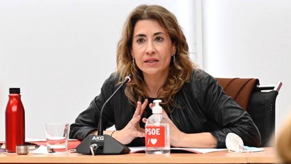 La ministra de Transportes, Movilidad y Agenda Urbana, Raquel SánchezFoto: Twitter / Raquel Sánchez