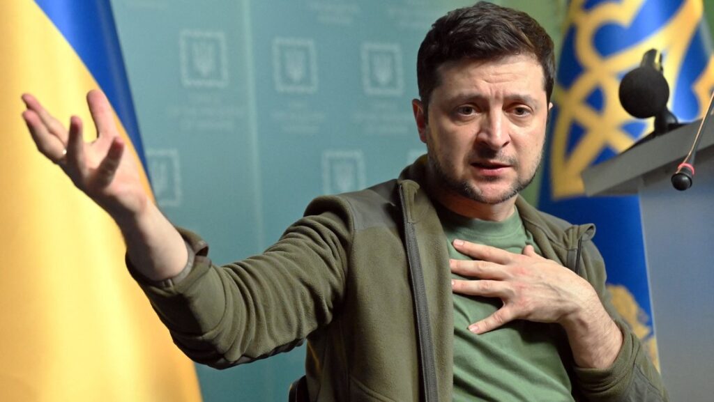 El presidente de Ucrania, Vladímir Zelenski.Sergei Supinsky / AFP
