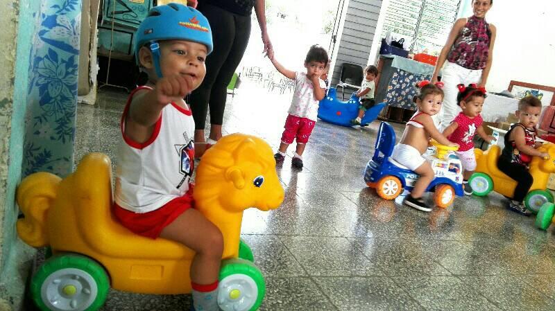 Cristian en el círculo infantil // Foto tomada del perfil Facebook de Baldo Alexy Blanco