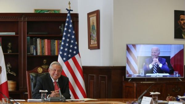 Ambos mandatarios se reunieron presencialmente el pasado mes de noviembre en la Casa Blanca. | Foto: @lopezobrador_