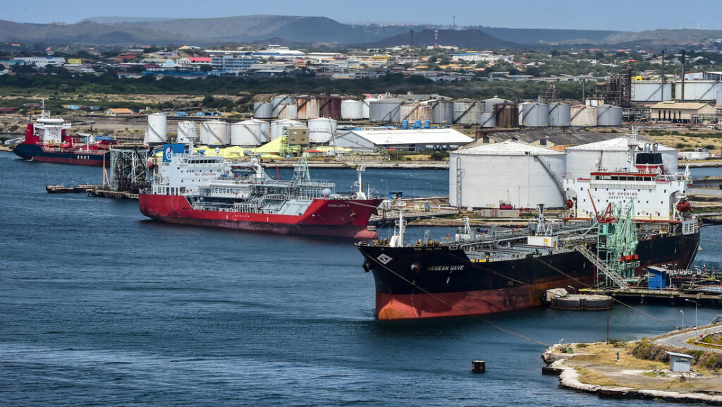 Refinería Isla, operada por PDVSA en Curazao, 22 de febrero de 2019
Luis Acosta / AFP