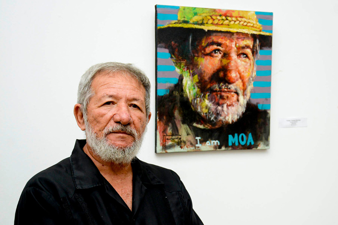Expo pictórica conmemora los 50 años de labor artística de Manuel Olivera Álvarez (MOA) // Foto: Luis Carlos Palacios Leyva