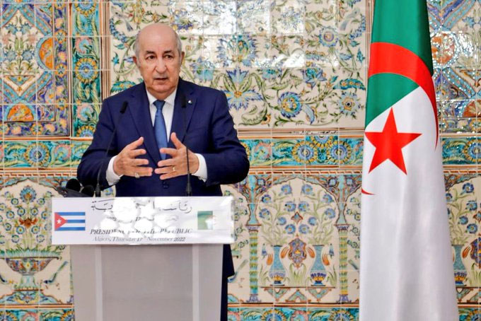 Abdelmadjid Tebboune,  presidente argelino // Foto: PL