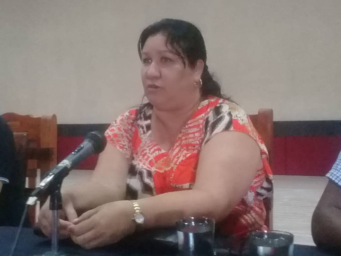 Yanaisi Capó Nápoles, primera secretaria del Partido en Granma // Foto: Roberto Mesa matos