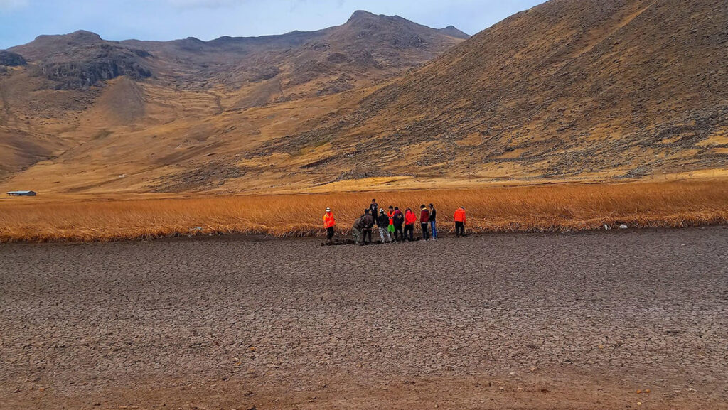 Imagen de la laguna Cconchaccota publicada en redes sociales por la comunidad local el 1 de noviembre.Facebook / Cconchaccota Progreso Grau Apurimac