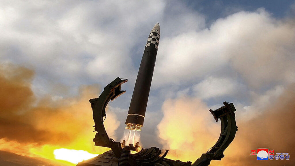 STR / KCNA VIA KN / AFP