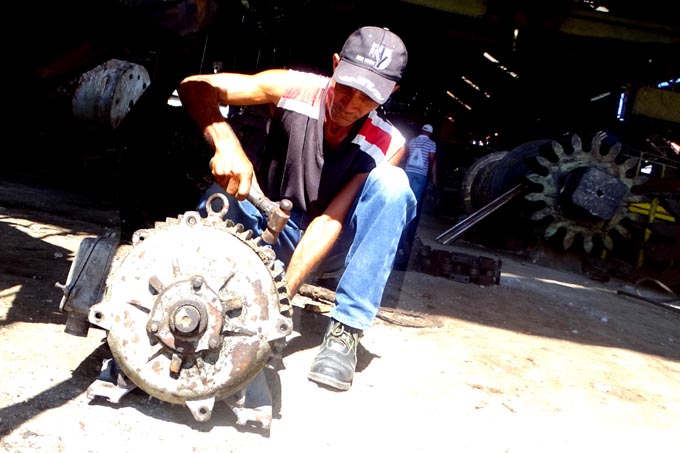 El Enidio, de Campechuela alista sus equipos/Foto: Rafael Martínez Arias