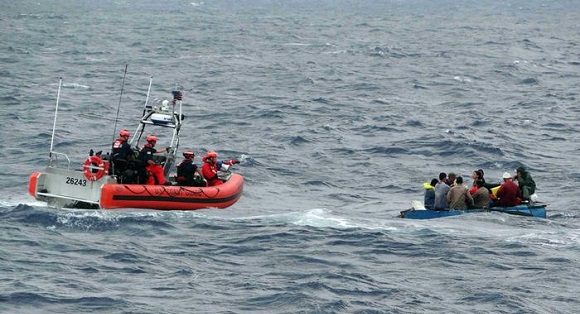 Migración irregular desde Cuba hacia Estados Unidos. // Foto: AP.