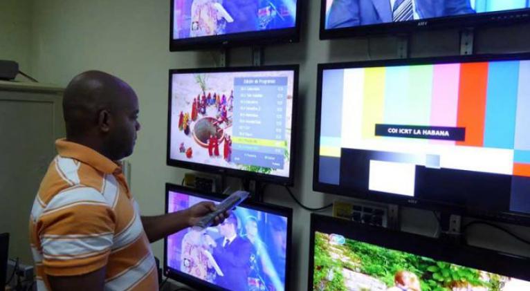 Actualmente, la cobertura poblacional en el país en cuanto a la televisión digital en señal estándar es de un 76,23 %, y en alta definición, 45,7 %. Foto: Ronald Suárez Rivas