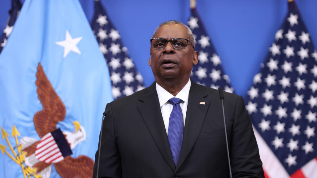 El secretario de Defensa de EE.UU., Lloyd Austin, en Bruselas, 14 de febrero de 2023.Dursun Aydemir / Anadolu Agency / Gettyimages.ru