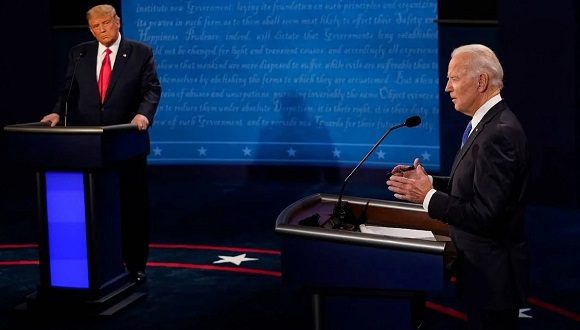 Debate entre Joe Biden y Donald Trump el 22 de octubre de 2020//  Foto: Agencias