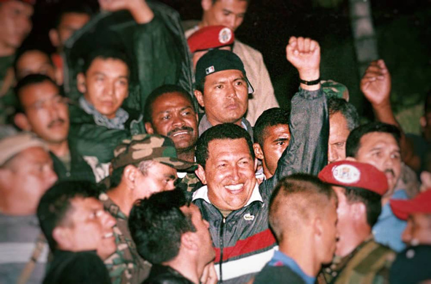 En abril de 2002 el pueblo venezolano tomó las calles en defensa de su Revolución, libró a Chávez y derrotó a la derecha.// Foto: Foto de Archivo