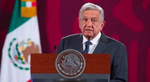 El presidente mexicano durante una conferencia de prensa en Palacio Nacional en 2022. // Foto: Gobierno de México.