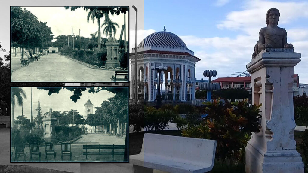 Ayer y hoy del parque Carlos Manuel de Céspedes // Foto Marlene Herrera