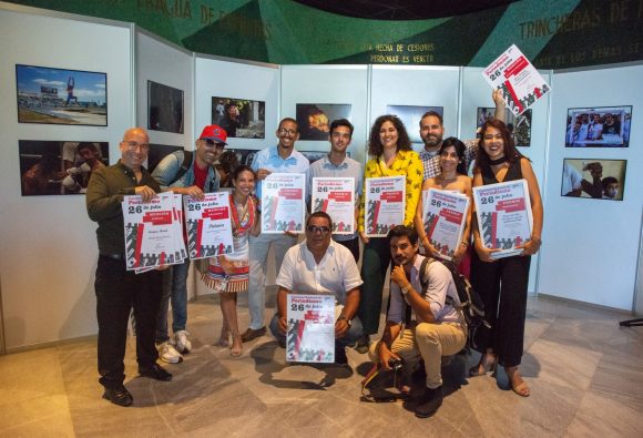 Periodistas y fotógrafos de Cubadebate premiados en el Concurso Nacional de Periodismo 26 de Julio. // Foto: Adrián Juan Espinosa.
