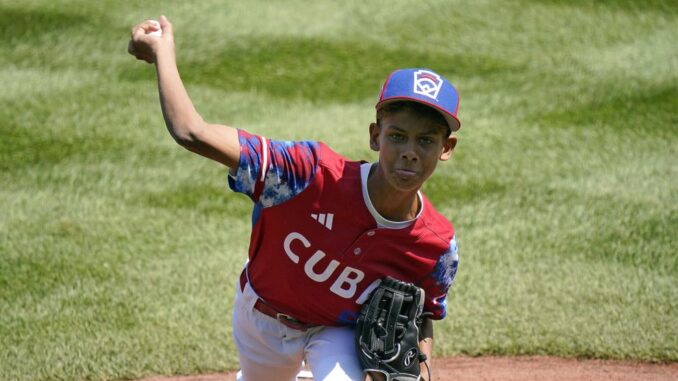 Samuel Palencia Moreno trabajó las cinco entradas y propinó 13 ponche // Foto: Tom E. Puskar