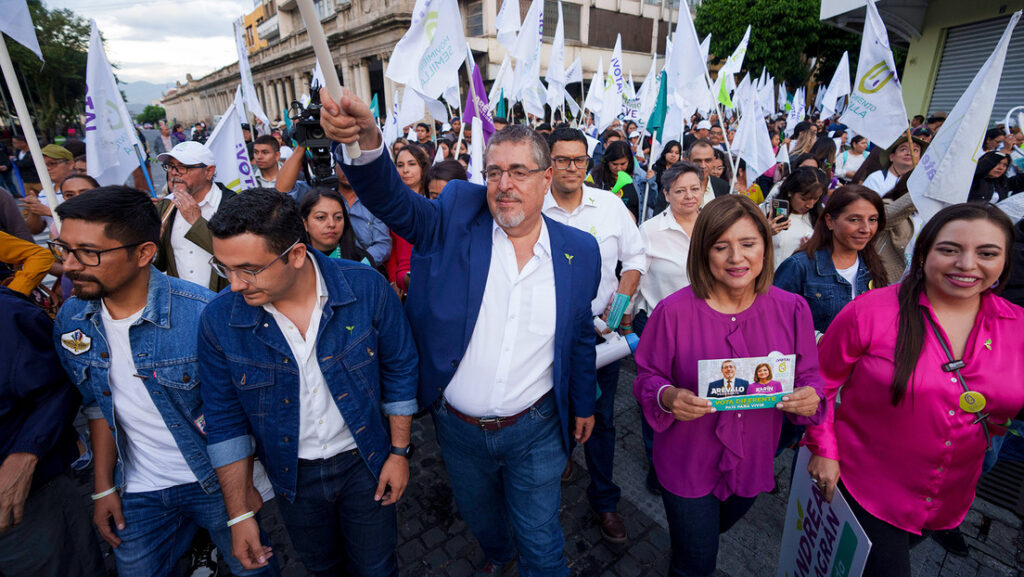 Bernardo Arévalo, presidente electo de Guatemala.Moises Castillo / AP 