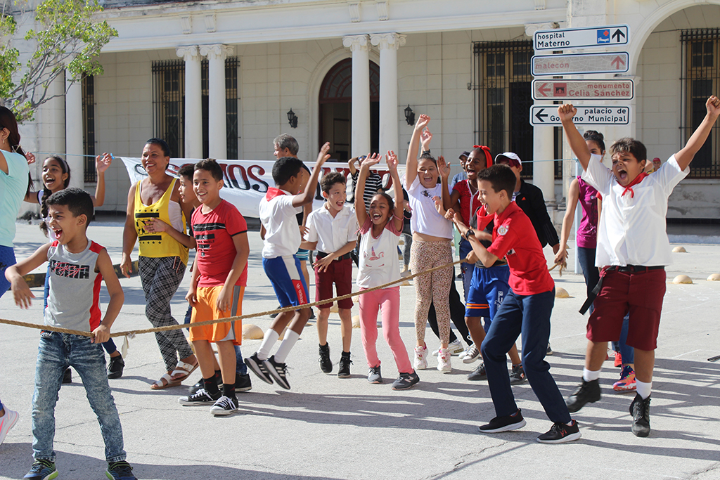 Alegría en la celebración del Día de la Cultura Física y el Deporte // Foto:  Marlene Herrera