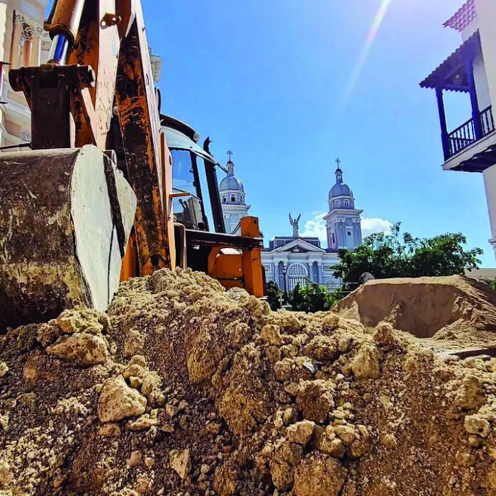 El proceso constructivo del que es objeto la Ciudad Héroe se encuentra en la etapa final. // Foto: Luis Alberto Portuondo