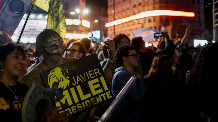  El triunfo de Milei marca un fuerte cambio de tendencia en el escenario político de Argentina. // Foto: Reuters 