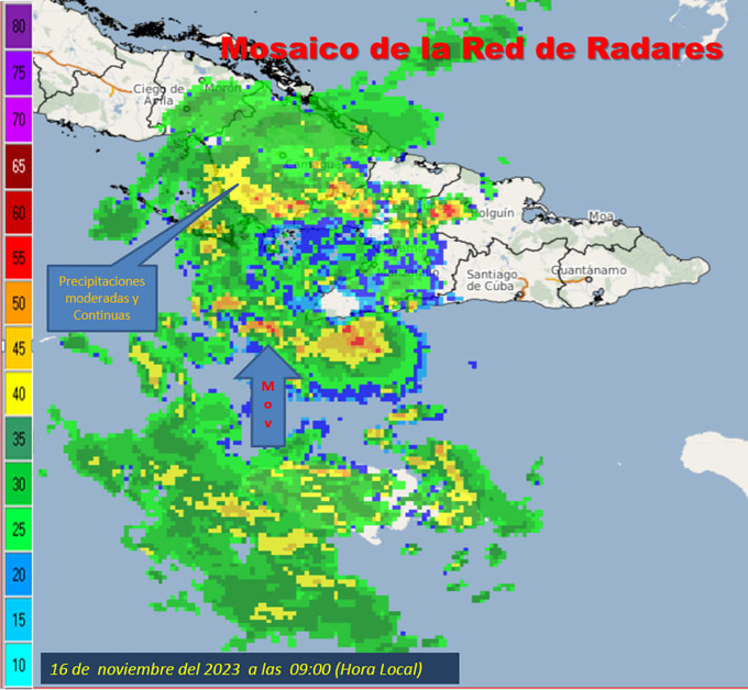 Foto: Perfil de Facebook del Instituto de Meteorología de la República de Cuba