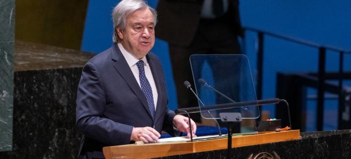 António Guterres, Secretario General de la ONU // Foto: Tomada del sitio web de Naciones Unidas
