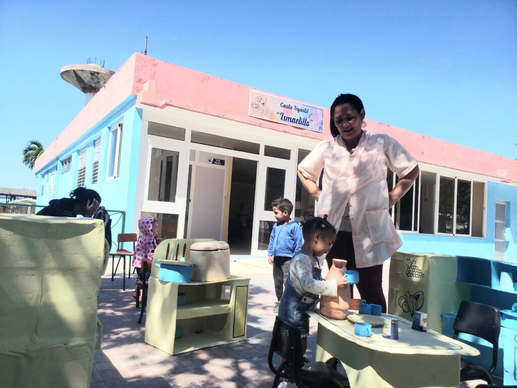 Casita Infantil Ismaelillo, insertada en la Facultad de Ciencias Médicas // Foto Lilian Salvat