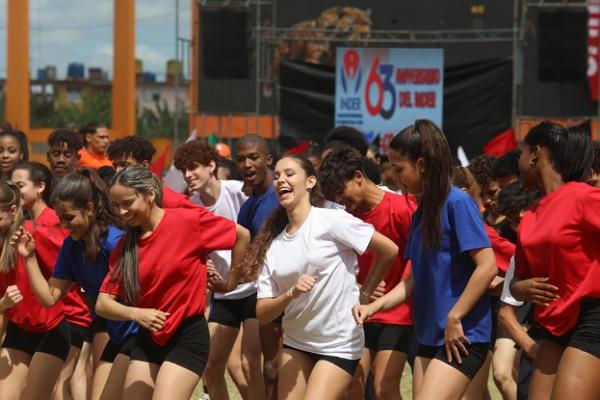 Villa Clara resultó merecedora de la celebración por los resultados de sus escuelas deportivas en los últimos cinco años. // Foto: Roberto Morejón