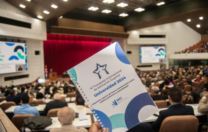 Dentro del marco del congreso se celebró también, un Foro de Ministros y Autoridades de la Educación Superior, y la última reunión preparatoria del Consejo Regional de Educación Superior a celebrarse en marzo de 2024 en Brasil (Dunia Álvarez Palacio/Escambray).