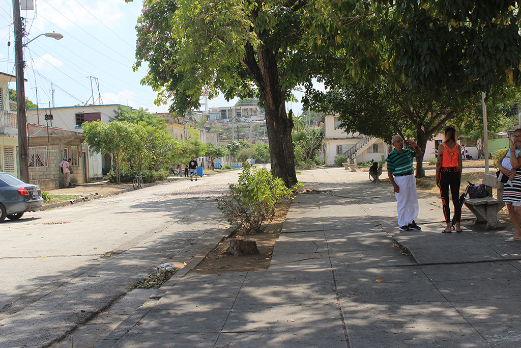 Calle Rafael Oro, que tuvo por madrina a la señorita Consuelo Oro de Masó. // Foto: Marlene Herrera
