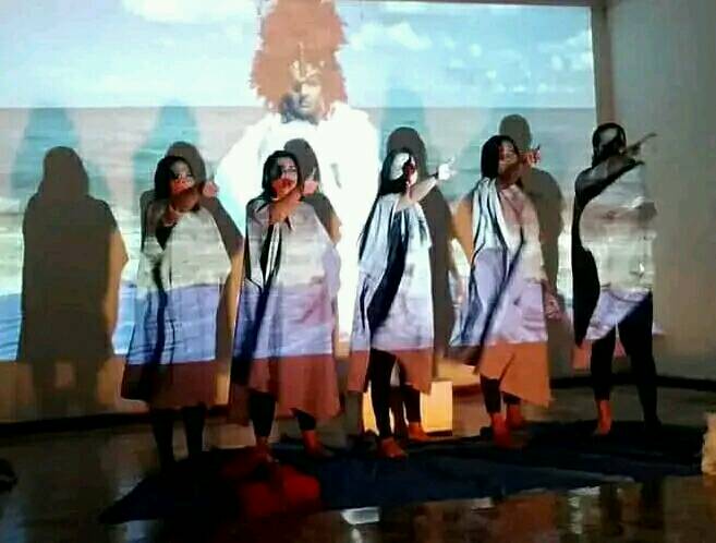 Presentación de Performance «Metástasis II» en Festival Nacional Teatro en Tierra Buena // Foto: Perfil Facebook de Proyecto Teatral GIA 