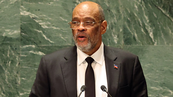 Ariel Henry se encuentra forzosamente en Puerto Rico, impedido de aterrizar en Haití por la violencia en el país. //Foto: Getty Images.
