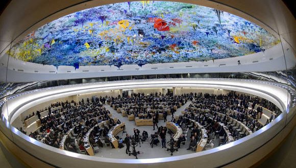 Consejo de Derechos Humanos. // Foto: AFP (Archivo)