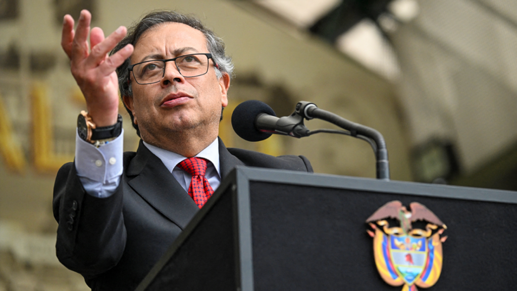 El presidente Gustavo Petro, en Bogotá, Colombia, el 15 de diciembre de 2023Raul Arboleda / AFP