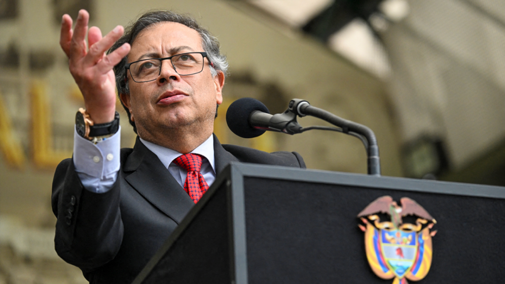 El presidente Gustavo Petro, en Bogotá, Colombia, el 15 de diciembre de 2023Raul Arboleda / AFP 