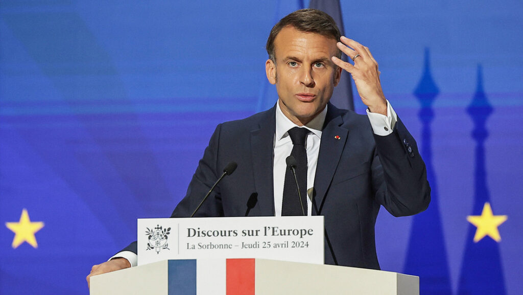 El presidente de Francia, Emmanuel Macron.Christophe Petit Tesson / AP
