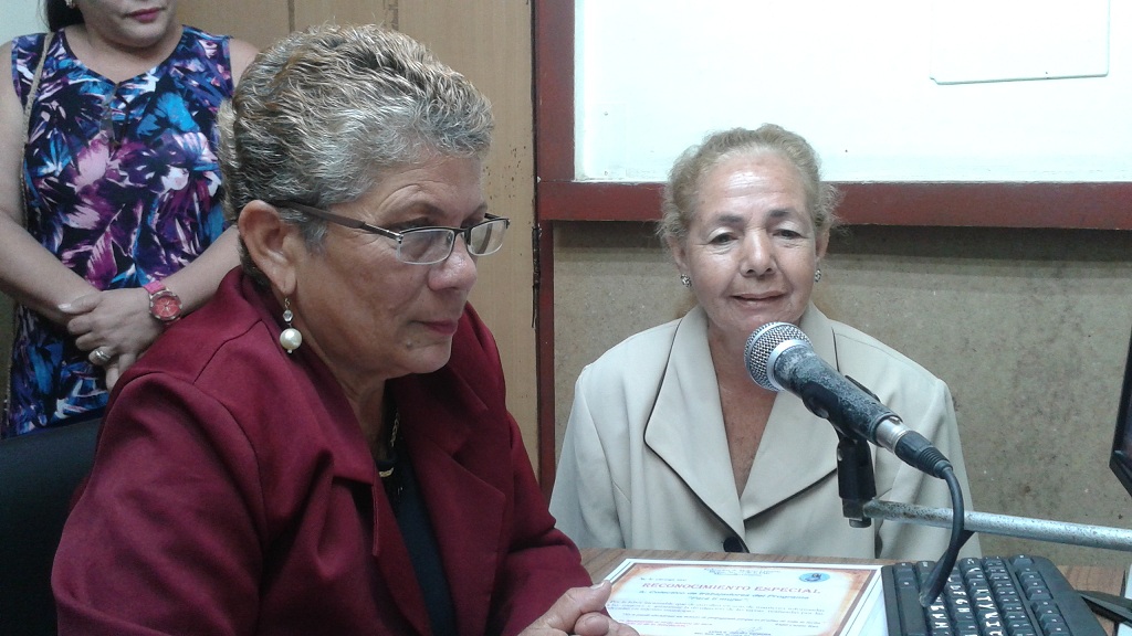 En el programa Para ti mujer // Foto: Marlene Herrera