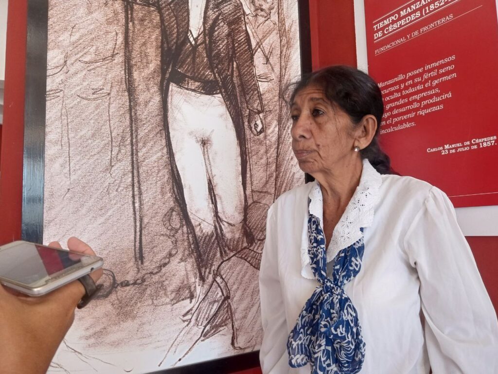 Belkis Arias Corrales, museóloga en el Parque Museo Nacional La Demajagua // Foto: Claudia Sánchez