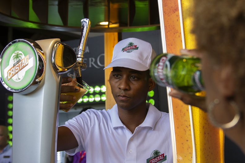 Cerveza Cristal desde 1888, presente en la XIX Feria internacional Expocaribe 2024, en el Complejo Cultural Heredia de la ciudad de Santiago de Cuba, el 27 de junio de 2024. ACN FOTO/Javier ARZUAGA CARVET/sdl