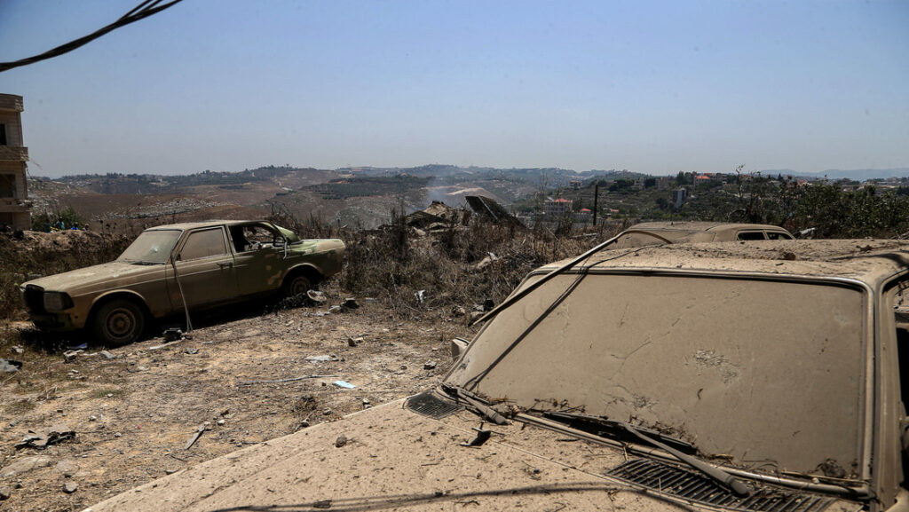 Ciudad libanesa de Janata tras un ataque aéreo israelí, el 14 de junio de 2024.Marwan Naamani / Legion-Media